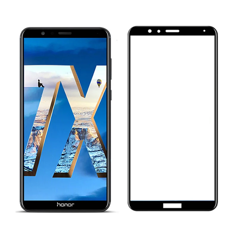

tempered glass for huawei honor 7X Screen Protector Film On The For huawe hono 7X X7 7 X BND-L21 5.93inch Protective safety glas