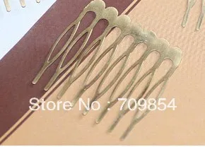 8 передача бронза покрытие волос расчёска булавка аксессуары / 100 pcs/lot | Украшения