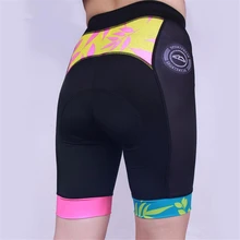 Велоспорт Для женщин's Ciclismo Шорты велосипедные шорты командный велосипед Нижнее белье 3D гелевой накладкой женские велосипедные шорты Костюмы H070