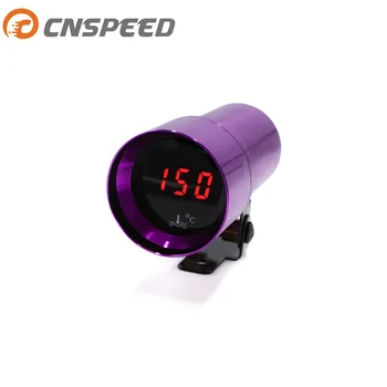 

CNSPEED 37MM Mini Digital Auto Water Temp Gauge Car water temperature sensor Kit Red Led Meter tachometer YC100147-PL