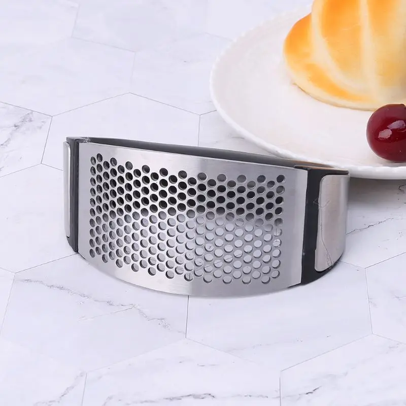 

Stainless Steel Manual Garlic Presses Rocker Crusher Squeezer Masher Rocking Chopper Kitchen Gadgets Tool