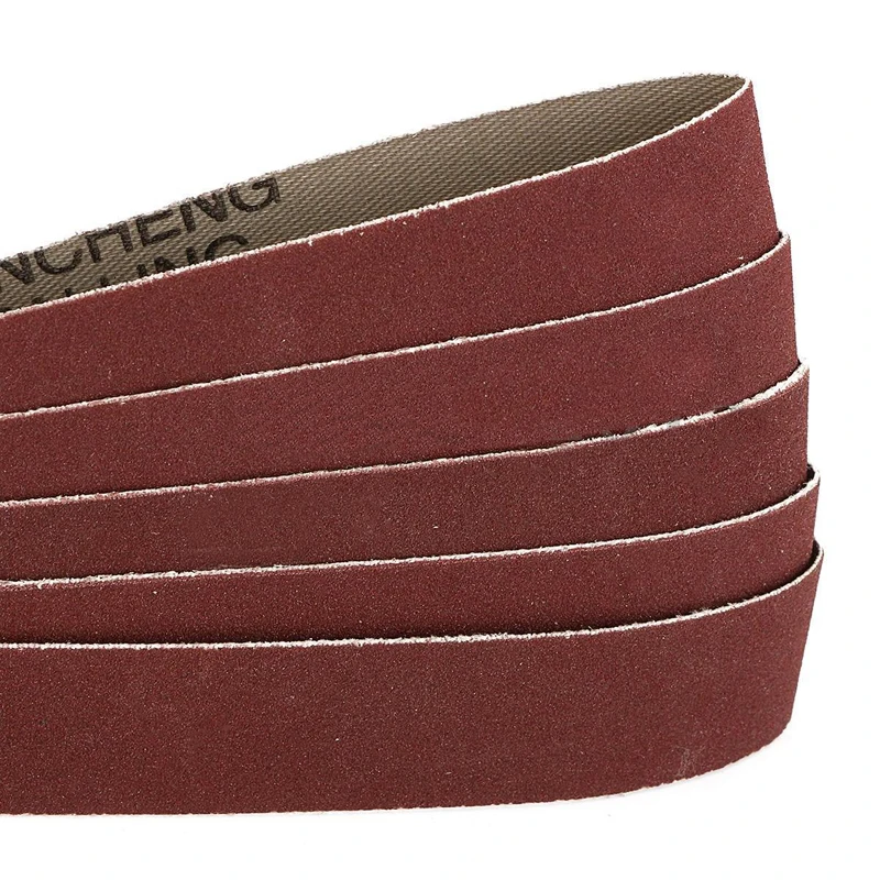 5Pcs x 25*760mm 1''x30'' Inch AL Oxide 240 Grit Sanding Belts For Metal Working