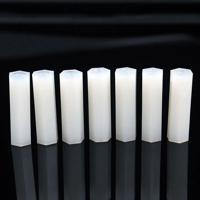

Nylon Hex Female Standoff Pillar Board Mount Thread PCB Plastic Hexagon Motherboard Spacer Bolt Screw Nut White M2 M2.5 M3 M4