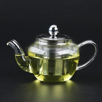 

Hot Selling Various 170ml~250ml Mini Cute HandHold Heat Resistance Borosilicate Glass Teapot w/ Stainless Steel Infuser