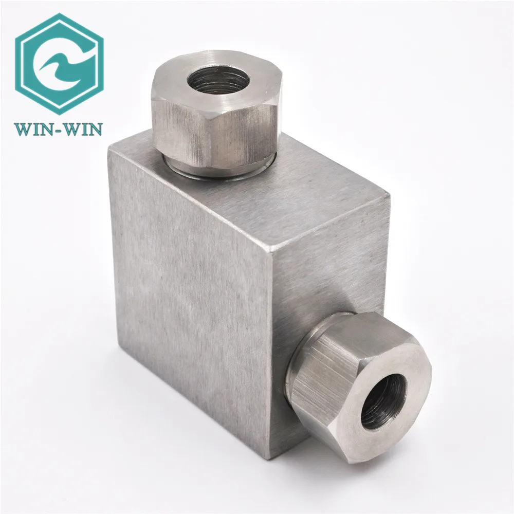 Water jet cutter parts high pressure tube fittings waterjet elbow A