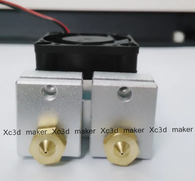 3d printer double extruder mk8 e3d v6 0.2mm/0.3mm/...