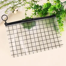 FangNymph ПРОСТАЯ ПРОЗРАЧНАЯ ПВХ сумка-файл для документов сумка Водонепроницаемая файл презентационная папка для школы канцелярские принадлежности, подарок