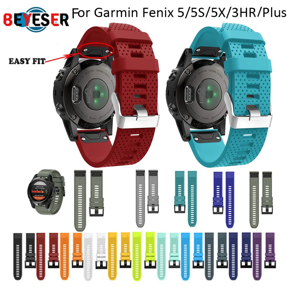 Soft Silicone Replacement Wristband Watch Band Bracelet For Garmin