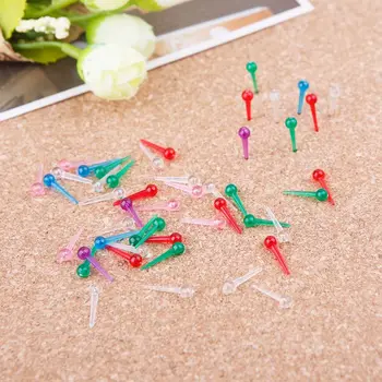 

2020 New 200pcs Plastic Safety Push Pins Thumbtacks For Dressmaking Scarf Tailor Offices Schools Supplies