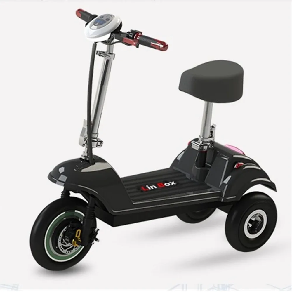 

Mini folding electric tricycle lithium battery scooter for children's adult battery car