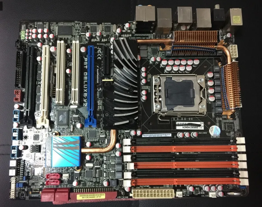 

used original P6T Deluxe /P6T Deluxe V2 Original Desktop Motherboard X58 Socket LGA 1366 DDR3 ATX used 90%new
