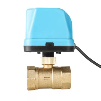 

New Brass Electrical Ball Valve G3/4" DN20 3/4 Inch 2 Way 220V Control Electric Motorized Ball Valves with LED