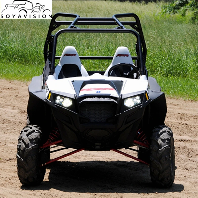 Аксессуары для ATV, светодиодный фонарь для Atv, фары Polaris RZR XP, 900, светодиодный фонарь Polaris RZR 800, светодиодный черный проектор, фары