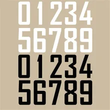 Сладкий уличный значок 25 см номер 0-9 Патч печать наклейки логотип Утюг на передачу термоколлагенты нашивки на футболки для одежды