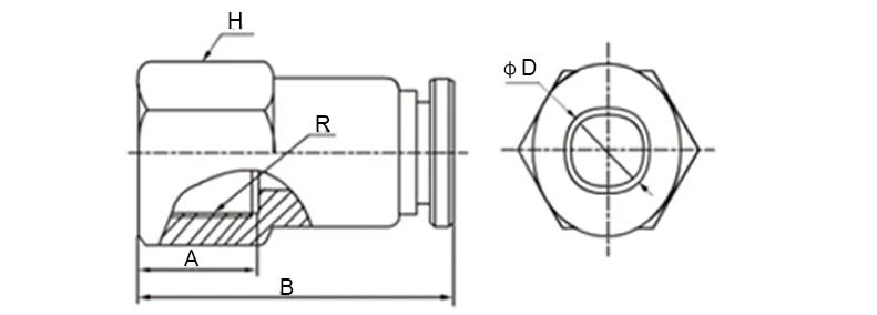 Пневматический components10pcs/Лот типа BSPT PCF6-01 PCF6-02 PCF8-02 пневматические соединители Женский прямой быстросъемный соединитель