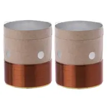 25,5 мм 8 Ом ядро круглый латунный провод НЧ динамик звуковая катушка Алюминий для ремонта динамиков