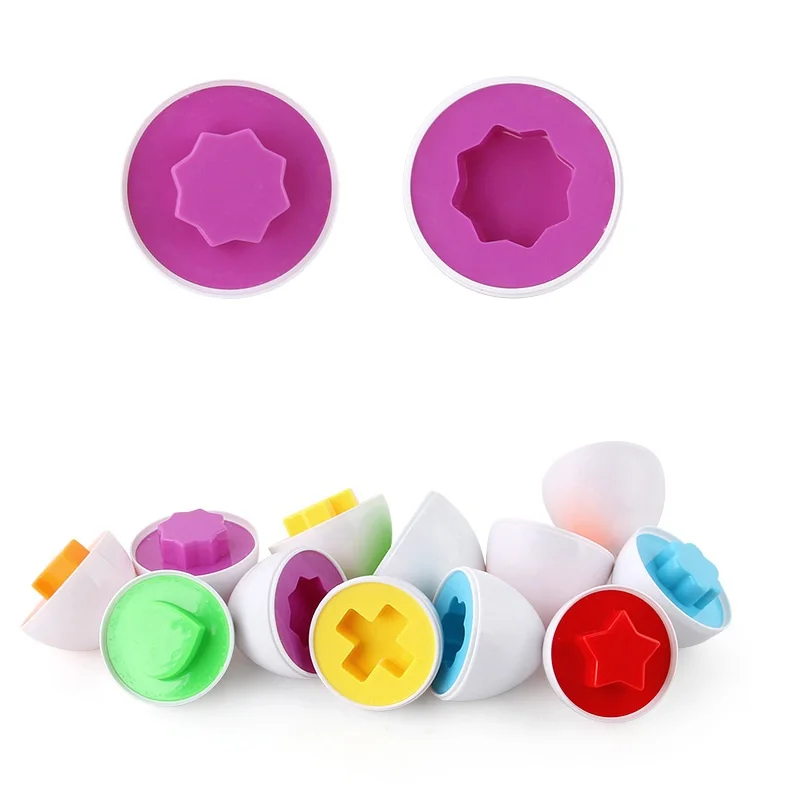 

6PCS Learning Education Toys Simulation toy Mixed Shape Puzzle For 8-24 Children Toys Kids Tools Brain Games