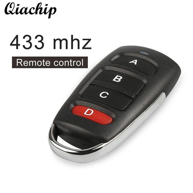 

433mhz DC 12V Remote Control Switch 4 Button Copy Cloning Electric Garage Door Security Alarm Controller Key Fob Car Key Z25