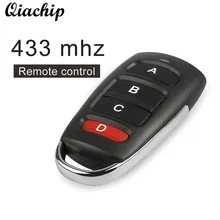 QIACHIP 433mhz DC 12V Remote Control Switch 4 Button Copy Cloning Electric Garage Door Security Alarm Controller Key Fob Car Key