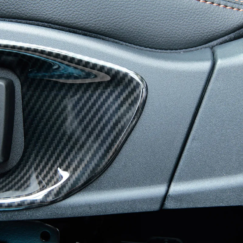 2 шт. углеродного волокна Стиль ABS Хромовая автомобильная пленка сиденье