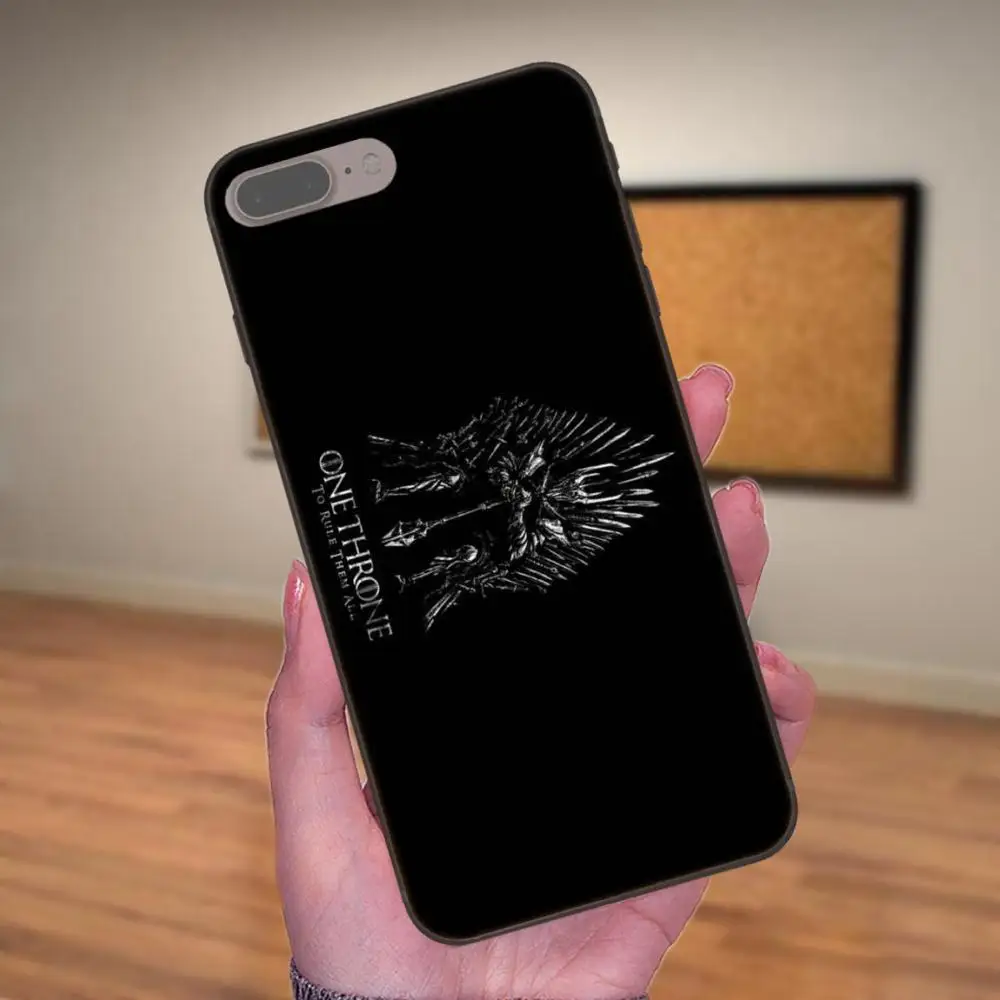 Для Apple iPhone 4 4S 5 5S SE 6 6S 7 8 Plus X XS Max XR чехлы из ТПУ Ретро игры престолов|Чехлы-накладки|