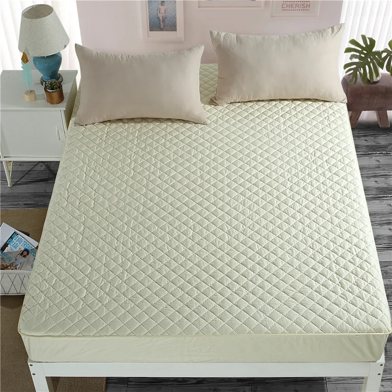 Buy 1pc 100 Cotton Fitted Sheet Mattress Cover Bed