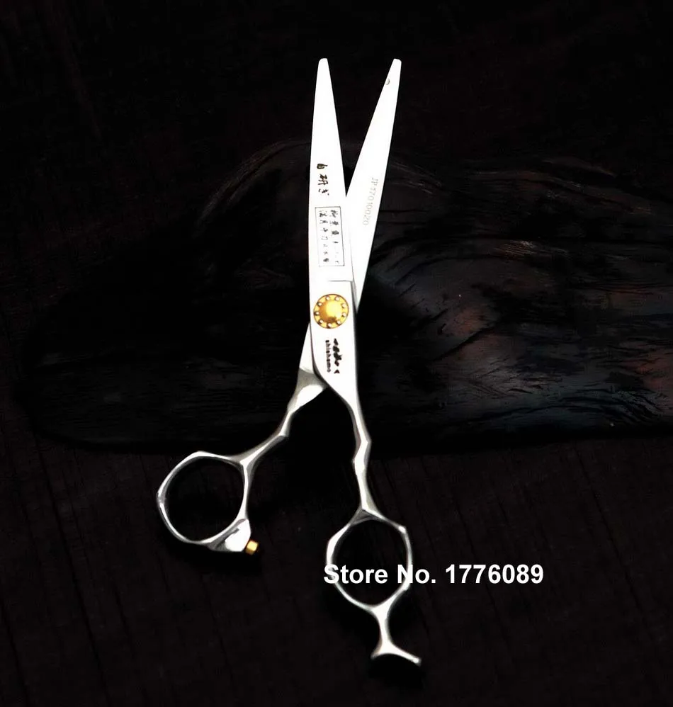 6," дюймов Высокое качество ножницы для стрижки волос, Япония, VG10 кобальта ножницы волос, Профессиональная парикмахерская scisosrs M-60