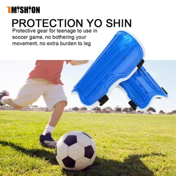 

1Pair Kids Soccer Protective Shin Guards Football Padded Knee Protectors Adjustable Strap Protective Gear Leg Sleeve Support Pad