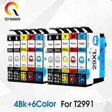 Замена 10 шт. T2991XL T2991 для Epson чернильных картриджей 29XL XP235 XP247 XP245 XP332 XP335 XP342 XP345 XP435 XP432 XP442