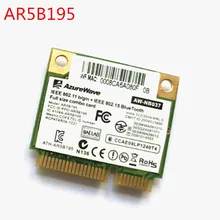 Atheros AR5B195 Беспроводной Wi-Fi BlueTooth сетевой адаптер wifi+ BT3.0 Combo Беспроводная Половина мини PCI-e Wlan карта для Dell/acer/Asus