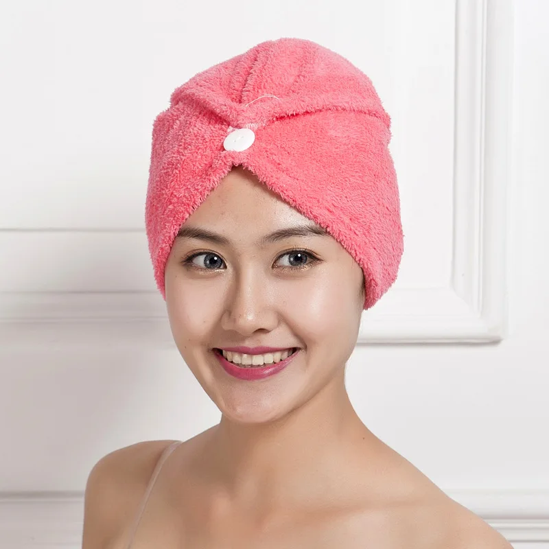 

High quality microfiber strong water absorption hair dry shower bath caps/hats,bathing tool,Free shipping.