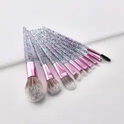 10 шт набор кистей для макияжа Для женщин Красота Make Up Brush инструменты для основы, пудры, румян тени для век и бровей косметический