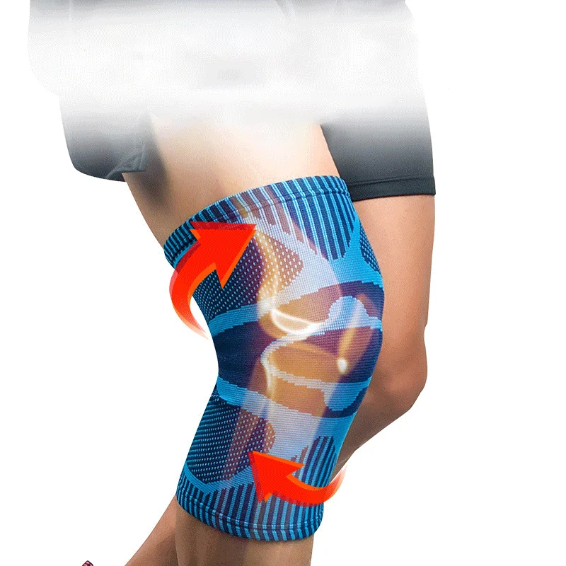 Basketball Knee Pads Knitting Anti Slip Breathable Knee Support Women