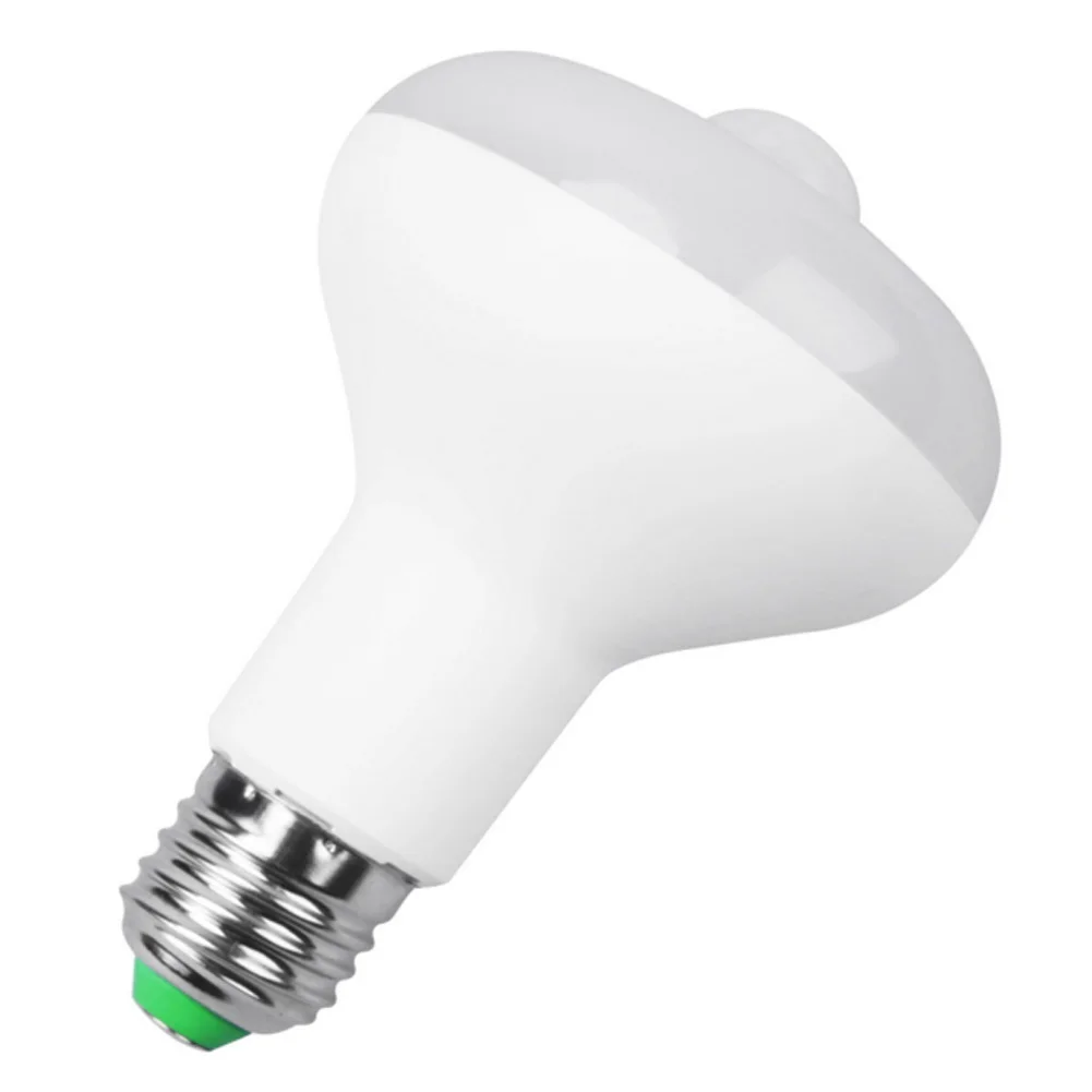 Светодиодсветильник лампочка SMD 5730 E27 9 Вт R80 AC 85 265 в датчик движения PIR|led light bulb|light