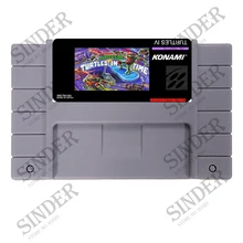 Черепахи IV черепахи во времени 16 бит карточки для Супер игры для PAL/NTSC игры игрока