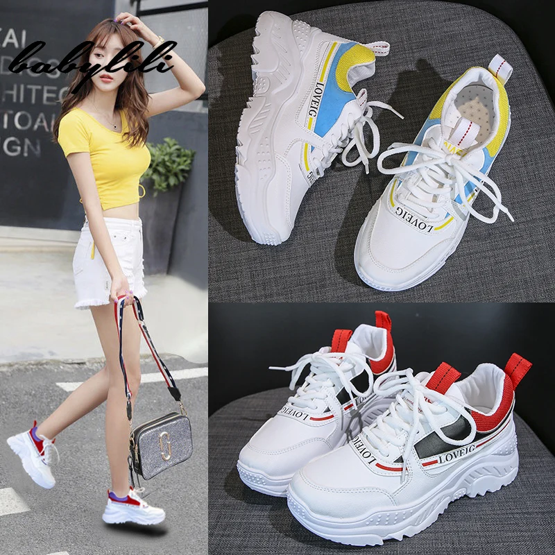 

Summer Fashion Women for Sneakers Comfortable Platform Sneakers Casual Woman Wedges Sneakers Woman Sports Women Vulcanize Shoes