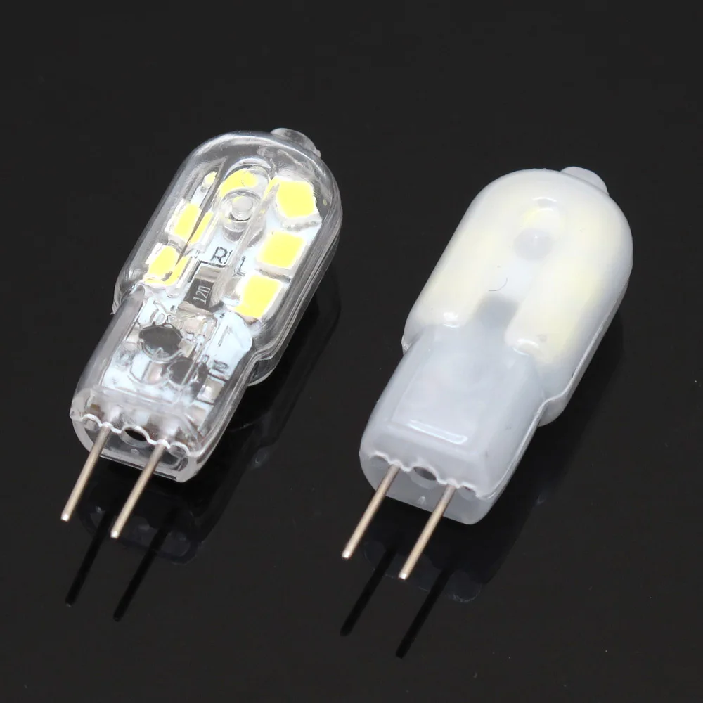 

Clear G4 3W LED Bulb AC / DC 12V Lamp Chandelier Lights 12LEDs Replace 20W 30W Halogen Lighting Candle
