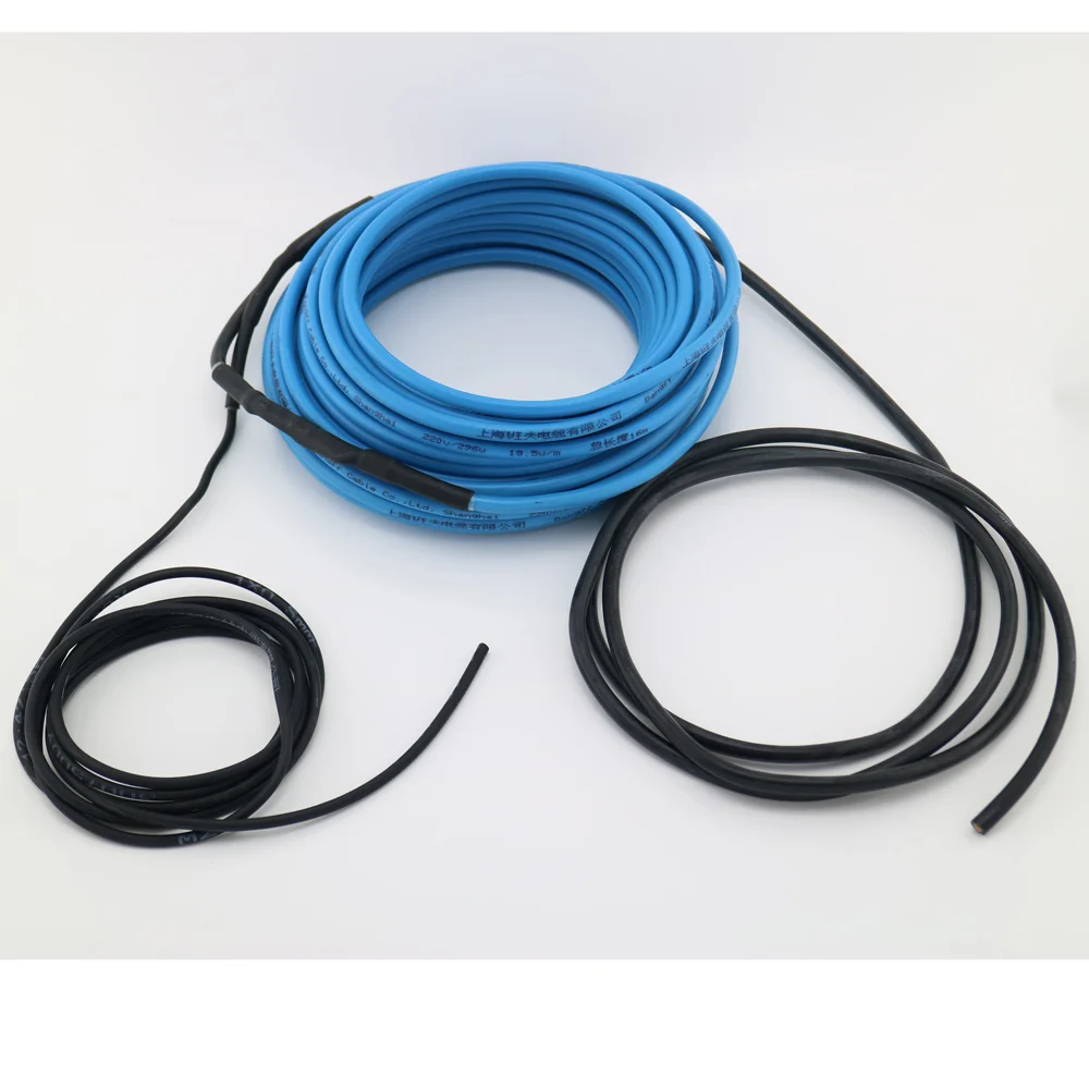 Cable de calefacción eléctrico de 850 W 45 M de un solo núcleo para el sistema de protección de calefacción de habitación infantil, Wholesale-HC850S Cable de calefacción eléctrico de 850 W 45 M de un solo núcleo para el sistema de protección de calefacción de habitación infantil, Wholesale-HC850S