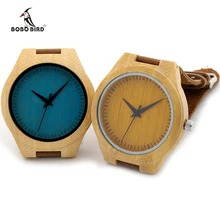 БОБО ПТИЦА Роскошные Повседневная Мужчины Деревянные Часы Analog Watch Кварц Мужской Наручные Часы relogio masculino montre homme