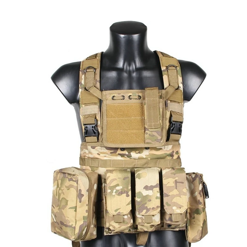 Регулируемый штурмовой жилет MOLLE RRV тактический Мягкий Molle для страйкбола