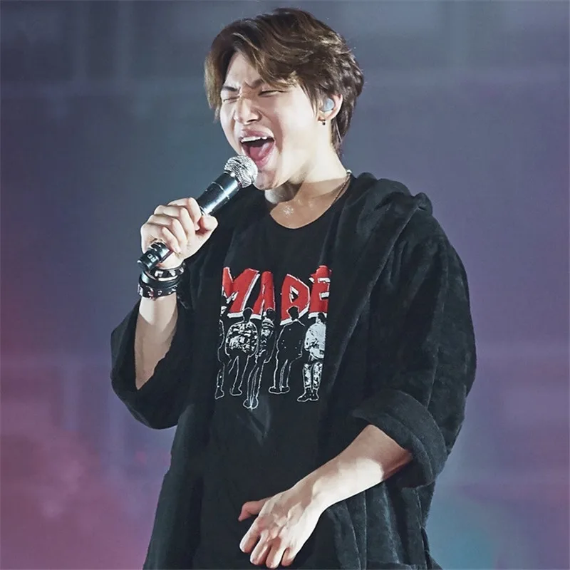 

kpop Bigbang Seoul concert MADE album G Dragon TOP short sleeved T-shirt summer men women clothes k-pop t shirt k pop tshirt