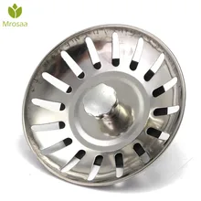 Mrosaa 81 мм нержавеющая сталь для дома кухонная раковина сливная сетка стопор для волос скребки фильтр для отходов штекер ванная раковина фильтр