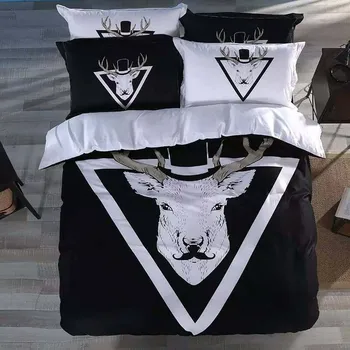 

2018 New Fashion 3D Print Bedding Set Bed Linens Bed Sheet Set Bedclothes Twin\Queen\King Size Bed cover Set Free Shipping