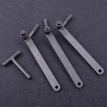 DWCX 2Pcs/Set 8/9/10mm Motorcycle Scooter Engine Valve Screw Repair Wrench Metal Square Adjusting Spanner Tool Dark Grey