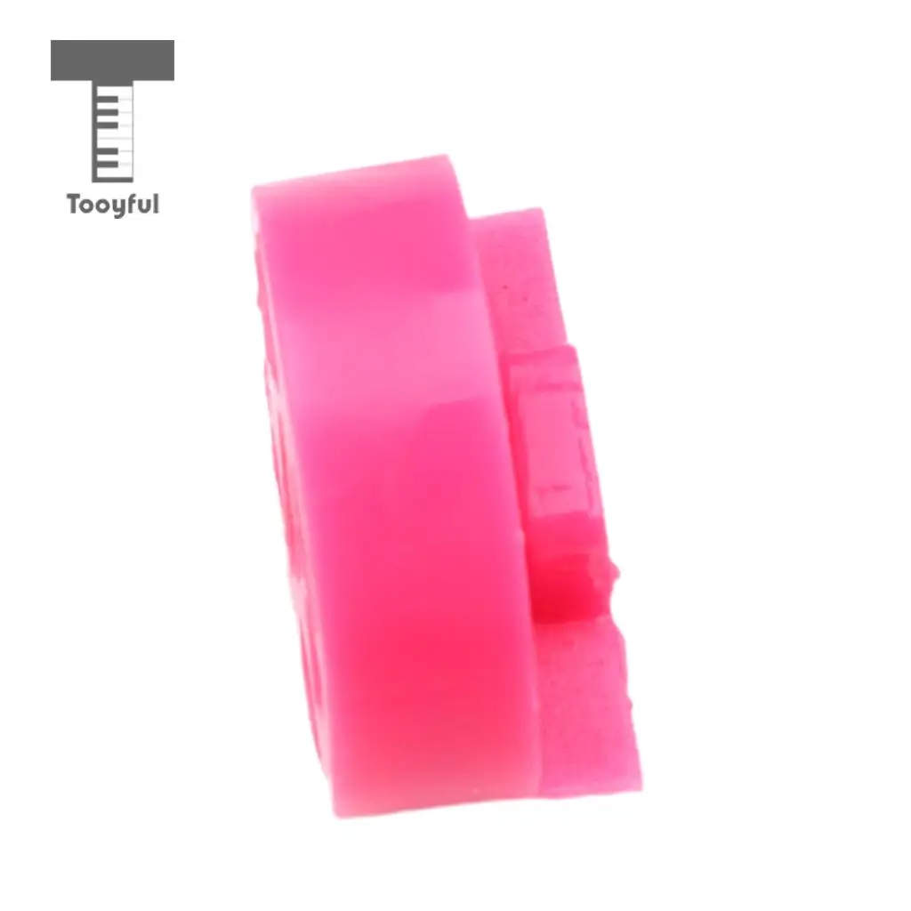 Tooyful Durable Rubber Violin Mute Sordine Silencer Pink DIY String Instrument Accessory for Violinist Beginner