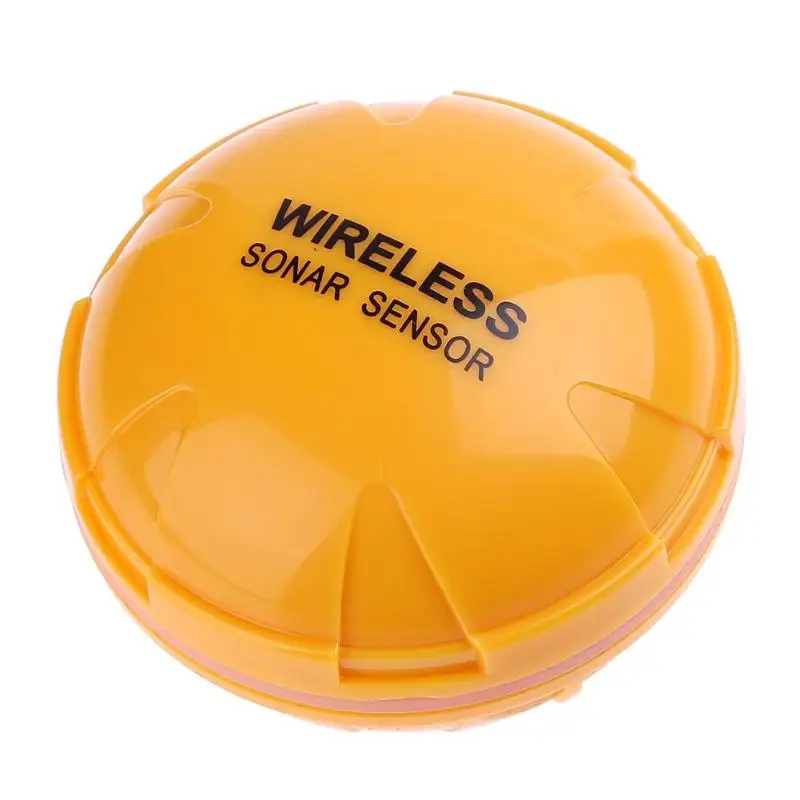 

Portable Fish Finder Wireless Sonar Sensor Fishfinder Rechargeable Smart Depth Locator with Fish Alarm Yellow