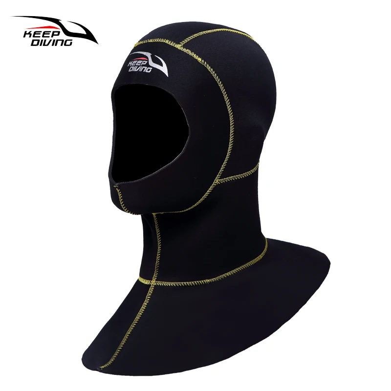 KEEP DIVING 3mm Neoprene Scuba Diving Hood With Shoulder Snorkeling
