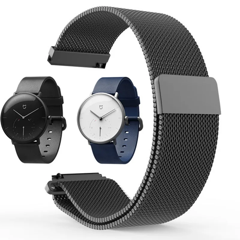 Браслет Для Xiaomi Mijia кварцевые часы ремешок/защита экрана наручные часы Металл Нержавеющая сталь кварцевые часы ремень H30