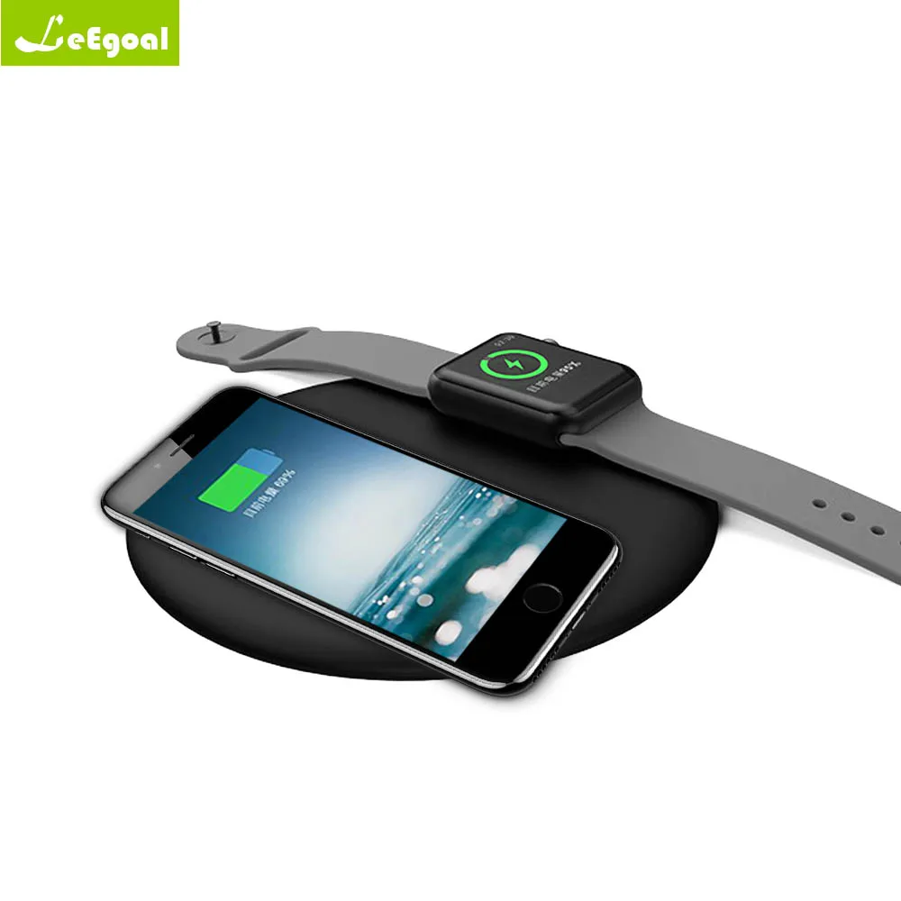 

Baseus 2 in 1 Qi Wireless Charger For iPhone XS Max XR X Samsung 10W Fast Wireless Charging Pad For Apple i Watch 4 3 2 Charger