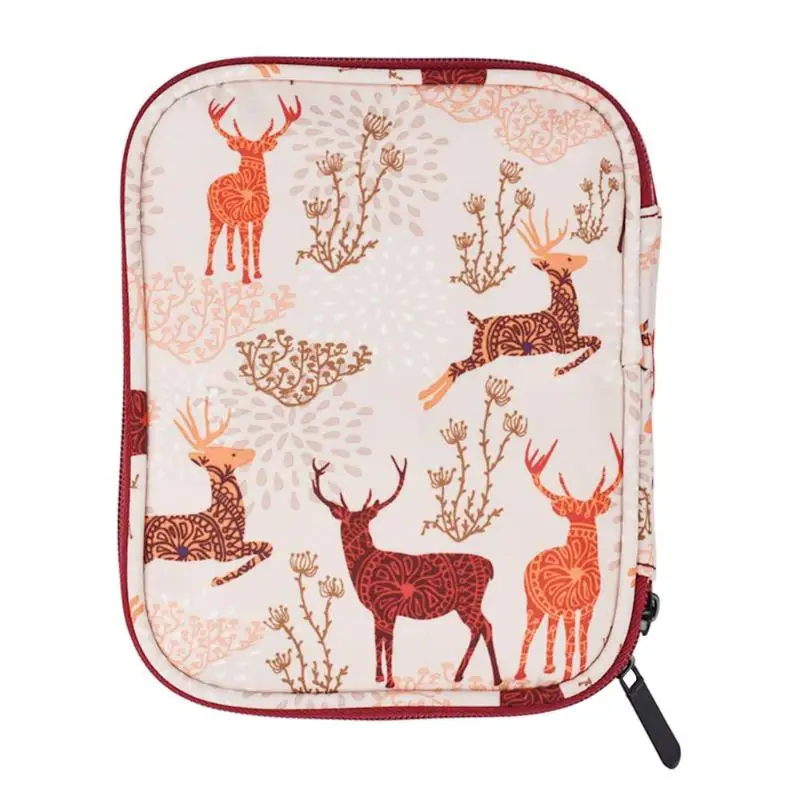 

Hand-knitted Tool Storage Bag Sika Deer Short Crochet Bag Needle Thread Bag